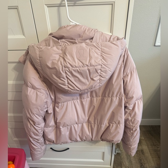 lululemon athletica Pink Fawn Cropped wunder Puff Jacket - Picture 3 of 8
